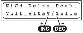 GRAUPNER ULTRAMAT 12 - NiCd-Delta-Peak (-Δ Peak) Ansprechspannung - 1