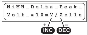 GRAUPNER ULTRAMAT 12 - NiMH-Delta-Peak (-Δ Peak) Ansprechspannung - 1