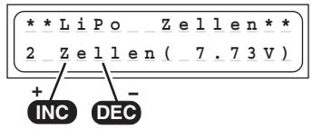 GRAUPNER ULTRAMAT 12 - Lithium-Zellenzahl - 1