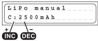 GRAUPNER ULTRAMAT 12 - Lithium manual program - 1