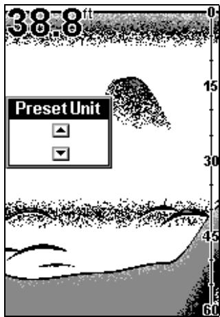EAGLE FISHEASY 2 PORTABLE - FONCTION DE PRÉRÉGLAGE (PRESET UNIT) - 1