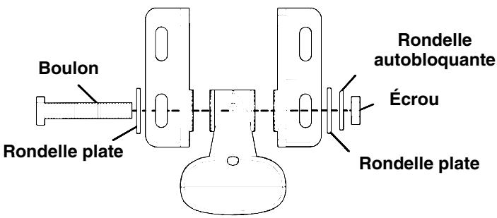 EAGLE FISHEASY 2 PORTABLE - Insérez le boulon et vérifie la position du transducteur sur le tableau. - 1