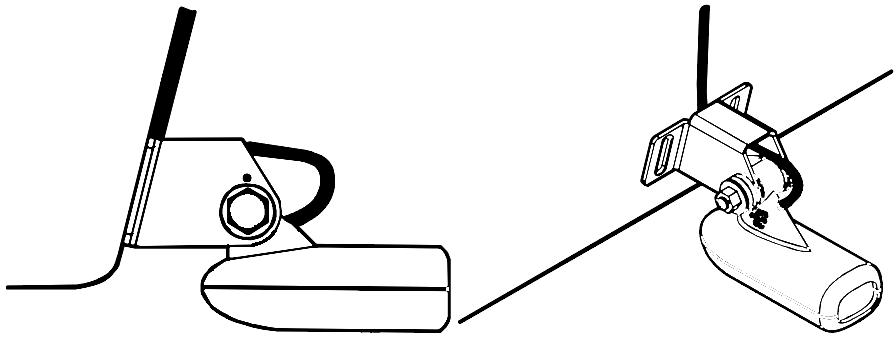 EAGLE FISHEASY 2 PORTABLE - Fixation du transducteur sur le tableau. - 1