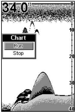 EAGLE FISHEASY 2 PORTABLE - DéFILEMENT DE L'IMAGE (arrêt et mise en marche) - 1