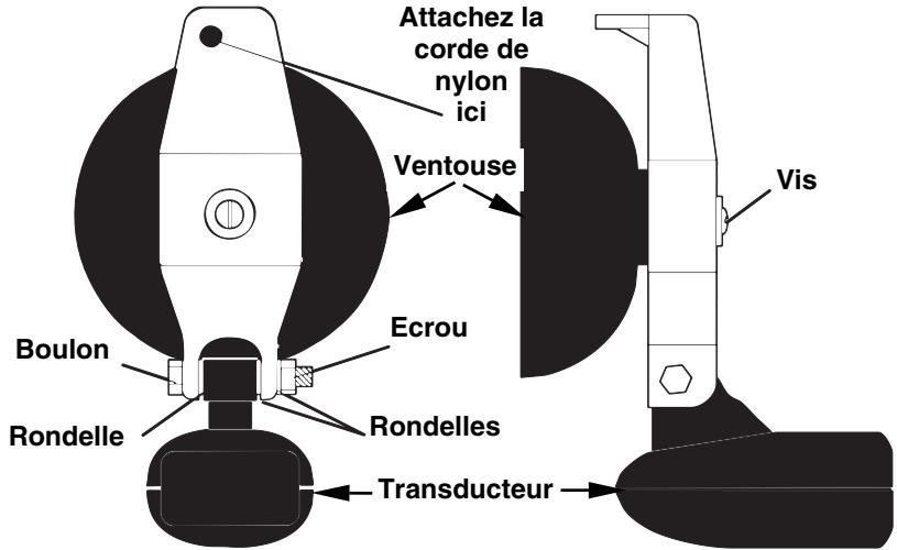 EAGLE FISHEASY 2 PORTABLE - Assemblage du transducteur portatif - 1