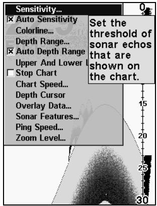 EAGLE FISHEASY 320C - Fenêtres d'Aide - 2
