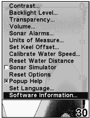 EAGLE FISHEASY 320C - Informations Systeme - 1