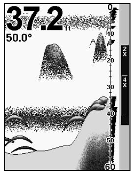 EAGLE FISHEASY 320C - Pour régler le niveau de Clarté en Surface: - 3