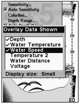EAGLE FISHEASY 320C - Données de Superposition - 2