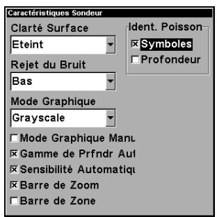 EAGLE SEAFINDER 320DF - Fish LD™ (Symboles poissons &amp; Profondeur des cibles) - 2