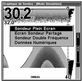 EAGLE SEAFINDER 320DF - Menu pages - 1