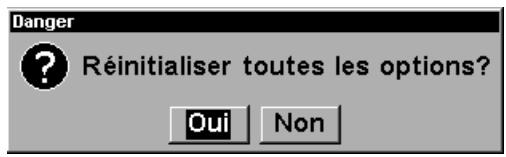 EAGLE SEAFINDER 320DF - Réinitialisation des options - 1