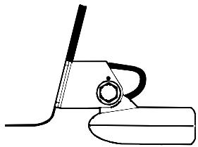 EAGLE SEAFINDER 320DF - Fixation de la sonde sur le tableau. - 1