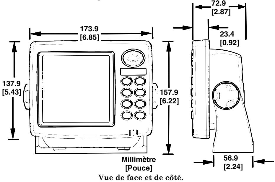 EAGLE SEAFINDER 320DF - Installation sur étrier - 1
