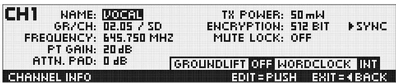 AKG DSR 700 - Véri fication du signal audio : boutons HEADPHONES CH1 et CH2 (6) - 2