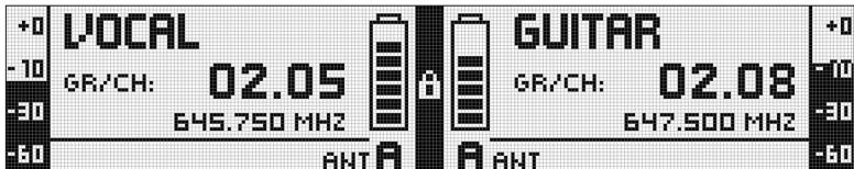 AKG DSR 700 - Véri fication du signal audio : boutons HEADPHONES CH1 et CH2 (6) - 1