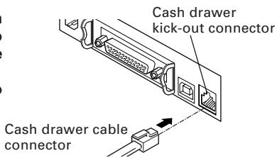 CITIZEN CT-S4000DCL - Connecting the Cash Printer - 1