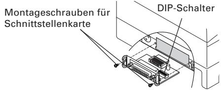 CITIZEN CT-S4000DCL - Einstellen der DIP-Schalter - 1