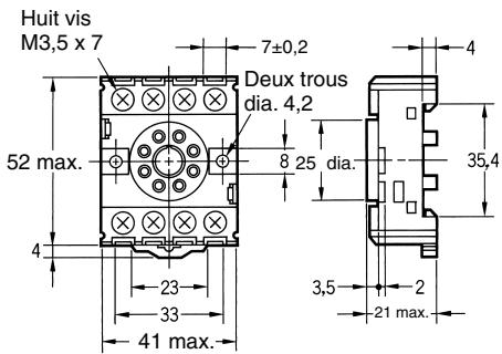 OMRON 61F-GP-N8 - Socles de connexion - 2