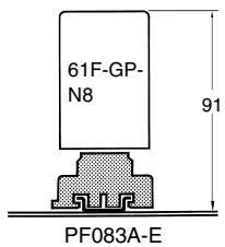 OMRON 61F-GP-N8 - Dimensions - 4