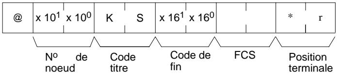 OMRON CQM1 - Information d'erreur (réponse) - 2