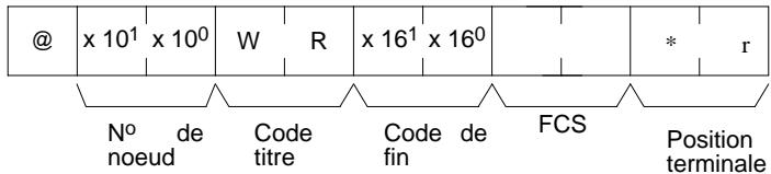 OMRON CQM1 - Données utilisées (réponse) - 2