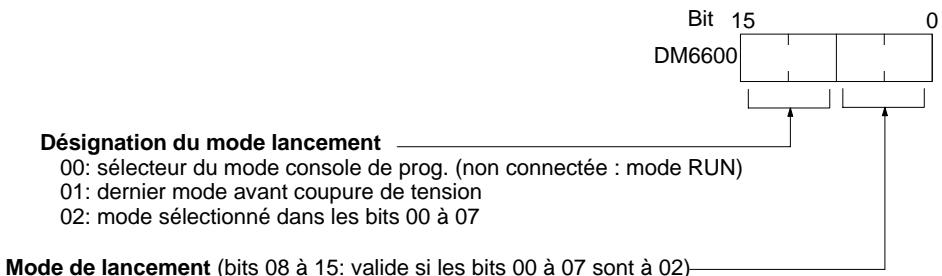 OMRON CQM1 - Mode lancement (DM 6600) - 1