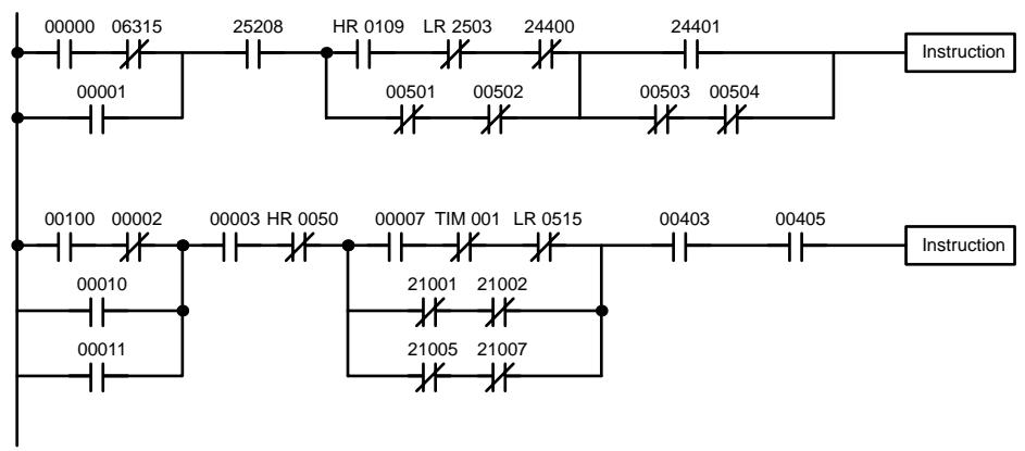 OMRON CQM1 - 4-3 Les bases du schéma à relais - 1