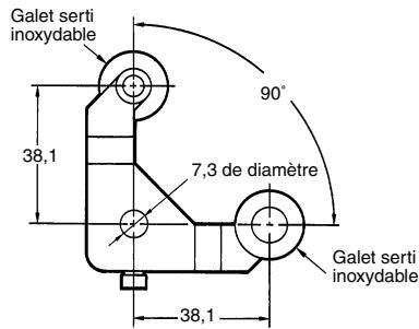 OMRON D4A-N - Leviers (pour fins de course à levier à galet) - 2