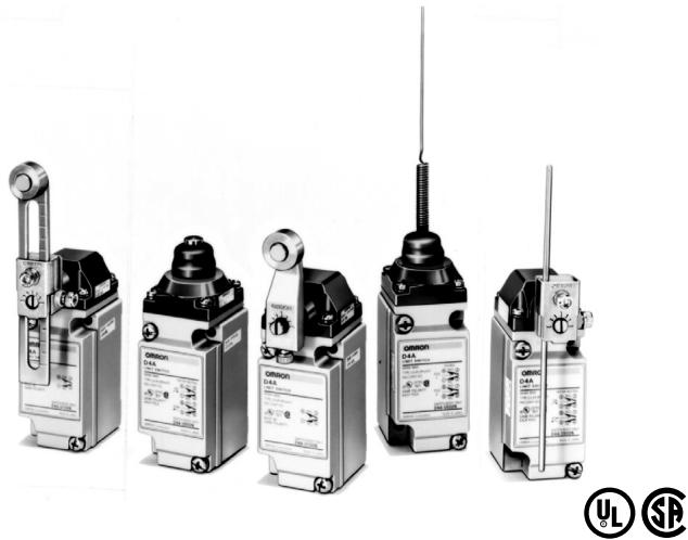 OMRON D4A-N - La fin de course plus étanche, plus résistante aux chocs et plus robuste - 1