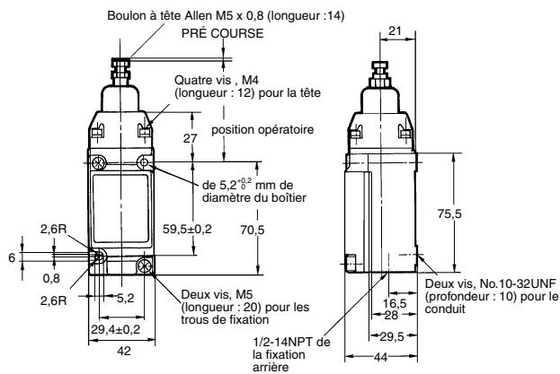 OMRON D4A-N - Réglable - 2