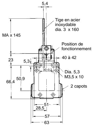 OMRON D4B-N - Modèle 3 conduits - 8