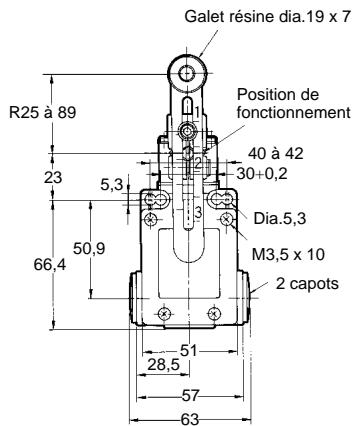 OMRON D4B-N - Modèle 3 conduits - 5