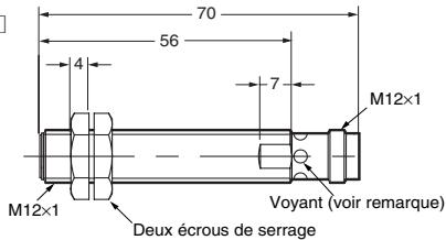 OMRON E2AX - Modèle de connecteur M12 (non blindés) - 7