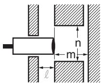 OMRON E2AX - Effets du métal avoirinant - 3