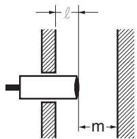 OMRON E2AX - Effets du métal avoirinant - 1
