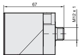 OMRON E2Q4 - Dimensions (en mm) - 1