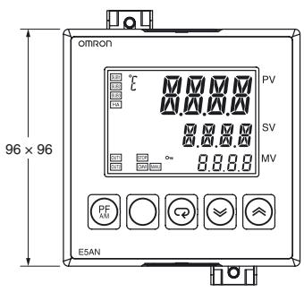 OMRON E5AN - Dimensions - 1