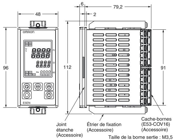 OMRON E5AN - Dimensions - 2