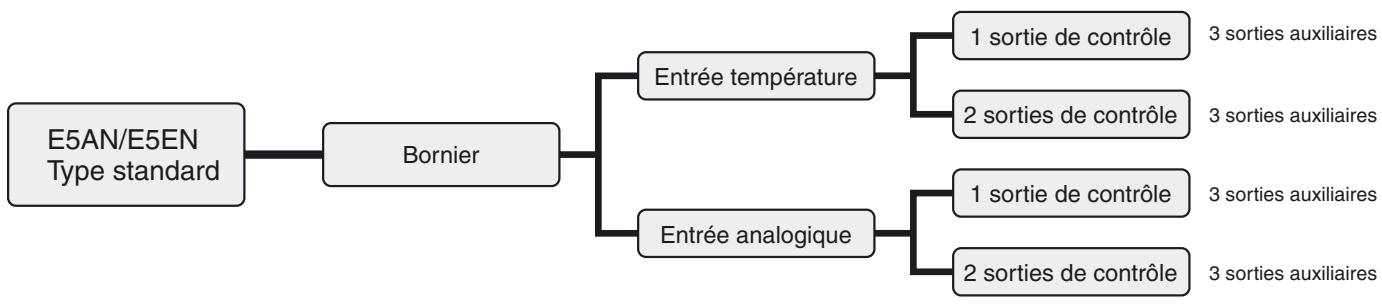 OMRON E5AN - Principales fonctions d'e/s - 2