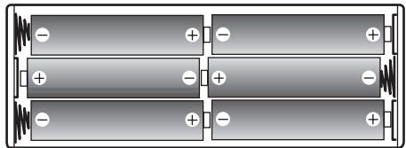 FOSTEX MR 8 - Insertion des piles - 2