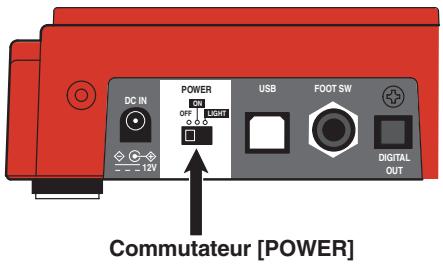 FOSTEX MR 8 - Mise sous tension de l'appareil - 1