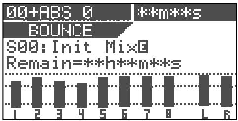 00+ABS 0 BOUNCE S00: Init Mix0 Remain=**h**m**s