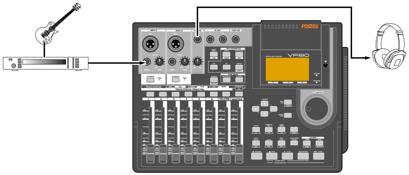 FOSTEX VF80 - Mode d'entraînement (Training) - 1