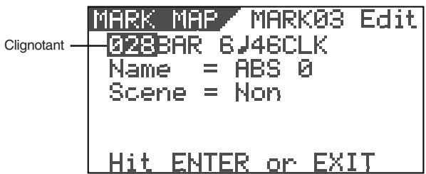 MARK MAP MARK03 Edit G28BAR 6J46CLK Name = ABS 0 Scene = Non Hit ENTER or EXIT
