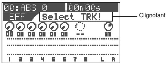 00:ABS 0 00m00s EFF Select TRK! Clignotant 1 2 3 4 5 6 7 8 L R