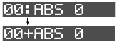 00:ABS 0 ↓ 00+ABS 0