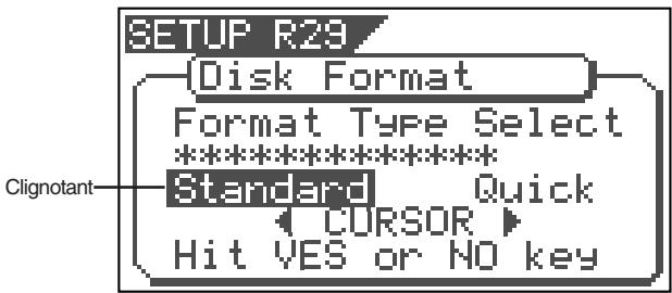 FOSTEX VF80EX - Pressez le bouton [ENTER/YES] quand "IDE" clignote. - 1