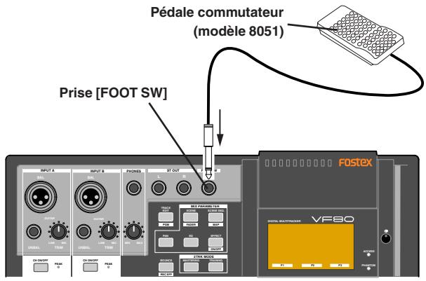 FOSTEX VF80EX - Punch in/out avec la pédale - 1