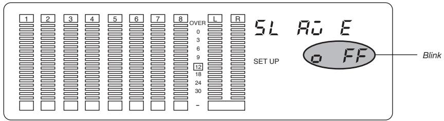 FOSTEX DMT8 - 3-6. Setting Slave mode On/Off ("SLAvE") - 2